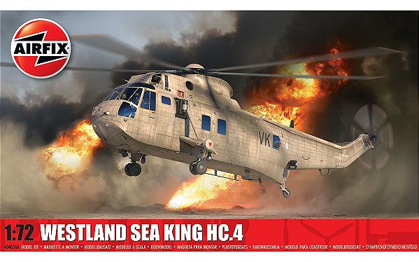 Helicóptero Militar Westland Sea King HC.4 - Airfix #A04056A 1/72