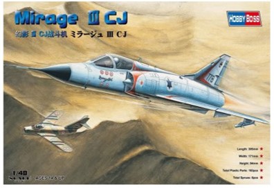 Avião Mirage IIICJ Fighter HobbyBoss #80316 1/48