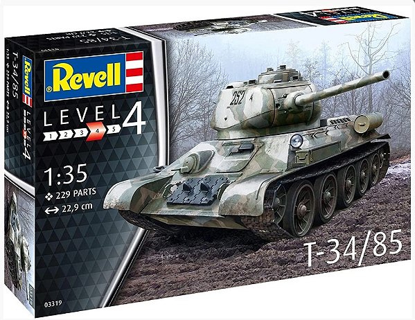 Tanque T-34/85 - Revell #03319 1:35