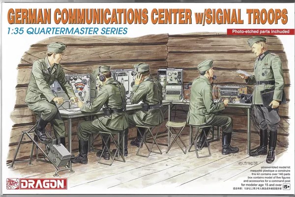 Figura Militar German Communications Center WWII - Dragon #3826 1:35