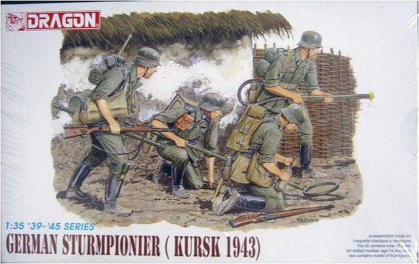 Figura Militar German Sturmpionier WWII, (KURSK 1943) - Dragon #6024 1:35