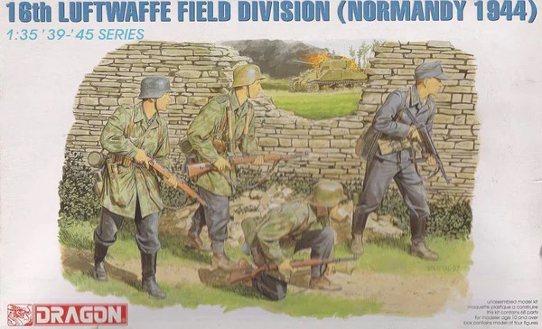 Figura Militar German Luftwaffe Field Division (Normandy 1944) - Dragon #6084 1:35