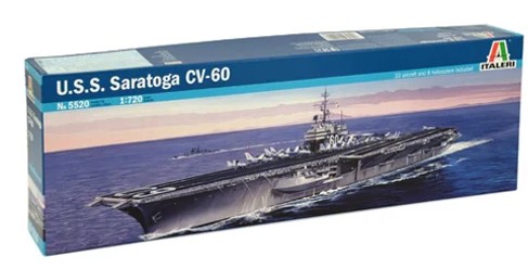 Navio USS Saratoga CV – 60 - Italeri #5520 1 : 720