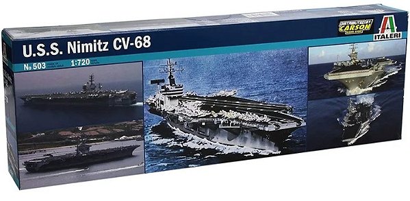 Navio USS Nimitz CVN – 68 - Italeri #0503 1 : 720