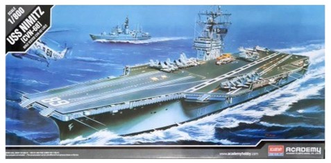 Navio  CVN-68 USS Nimitz - Academy  #14213 1/800