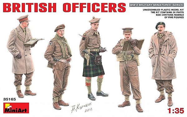 Figura British Officers WWII - Miniart #35165 1:35