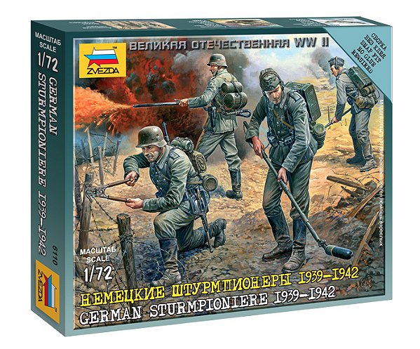 Figura German Sturmpioniers 1939-1942 - Zvezda #6110 1:72