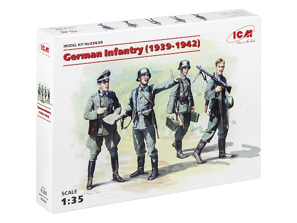 Figura German Infantry (1939-1942) WWII - ICM #35639 1:35