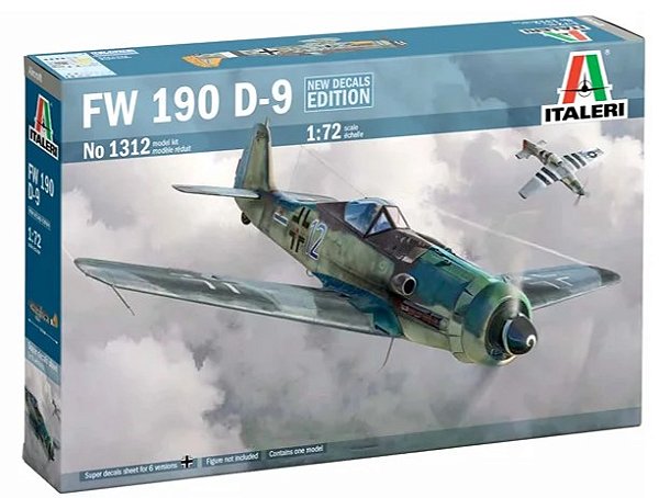 Avião Focke Wulf FW-190 D-9 - Italeri #1312 1:72