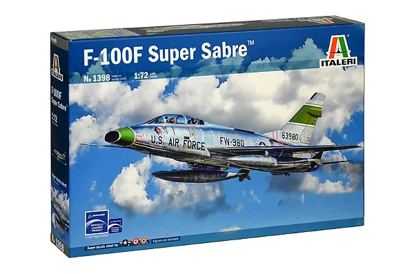 Avião F-100F Super Sabre - Italeri #1398 1:72