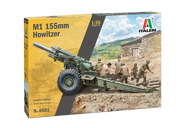 M1 155mm GUN w/Crew - Italeri #6581 1:35