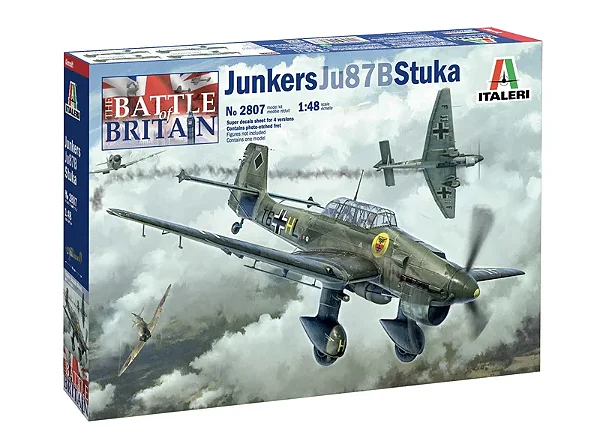 Avião Junkers JU-87B Stuka -Italeri #2807 1:48