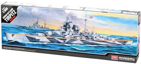 Navio German Battleship Tirpitz - Academy #14219 1/800