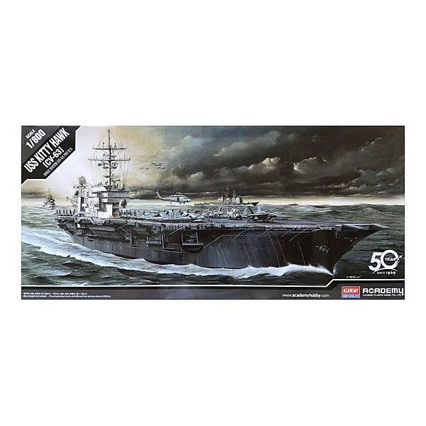 Navio  USS CV-63 KITTY HAWK - Academy  #14210 1/800