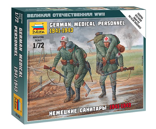 Figura German Megical Personnel 1941-43 - Zvezda #6143 1:72