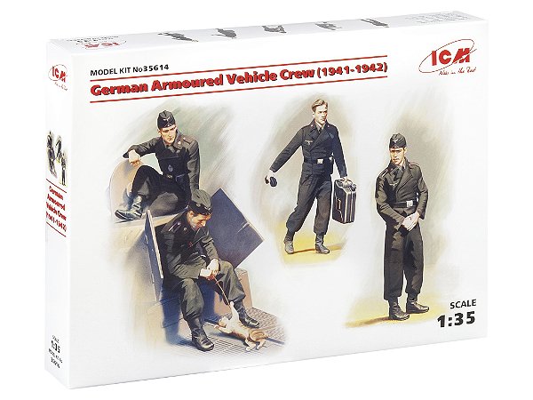 Figura German Armoured Vehicle Crew (1941-1942) WWII - ICM #35614 1:35
