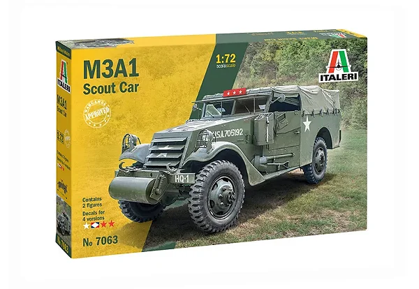 Veículo Militar M3A1 SCOUT CAR  - Italeri #7063 1:72