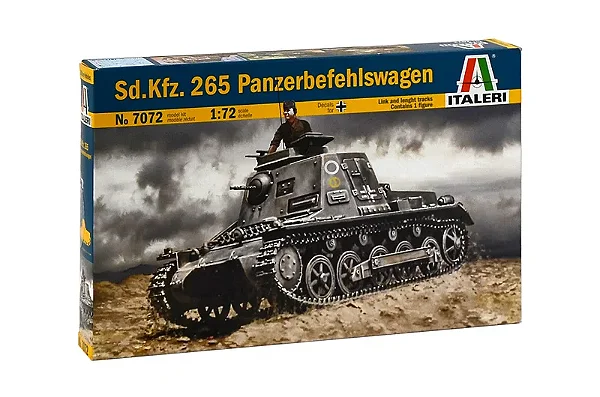 Tanque Sd.Kfz..265 Panzerbefehlswagen  - Italeri #7072 1:72