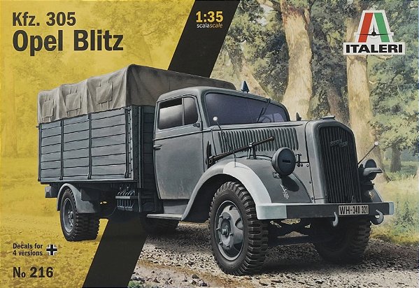 Veículo Militar OPEL BLITZ WWII - Italeri #216 1:35