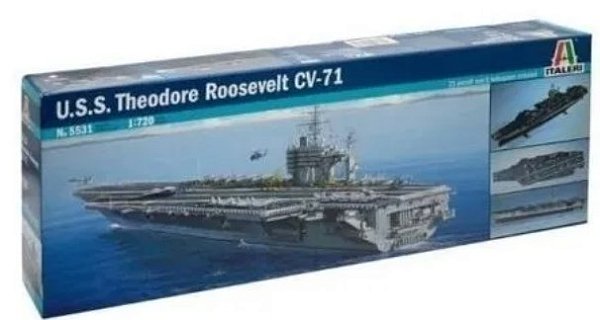 Navio U.S.S. TH. ROOSEVELT CVN-71 - Italeri #5531 1 : 720