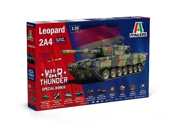 Tanque Leopard 2 A4 – WAR THUNDER - Italeri #35106 1 : 35
