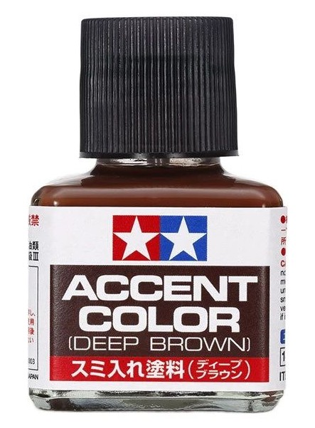 Panel Line Accent Collor Deep Brown Delineador  40 ml Tamiya 87210