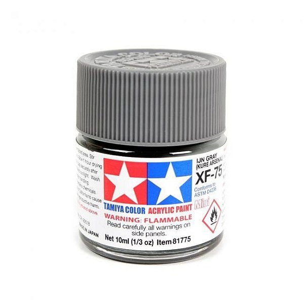 Tinta Tamiya Acrí­lica XF-75 Flat Ijn Gray 1/3 Oz - 10ml