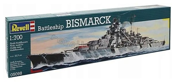 Navio Battleship Bismarck - Revell #05098 1:700