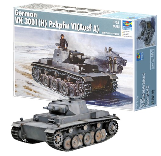 Tanque German VK 3001 (H) Pzkpfw VI (Ausf A) - Trumpeter #01515 - 1:35