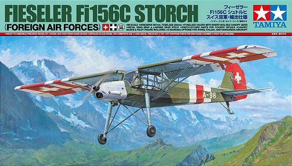 Avião Fieseler Fi156C Storch - Tamiya #25158 1:48