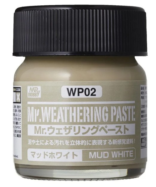 Gunze - Mr. Weathering Paste WP02 -Mud White - 40ml