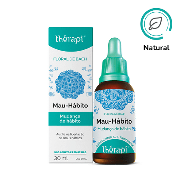 Floral de Bach Mau Hábito | Mudança de Hábito - 30 ml