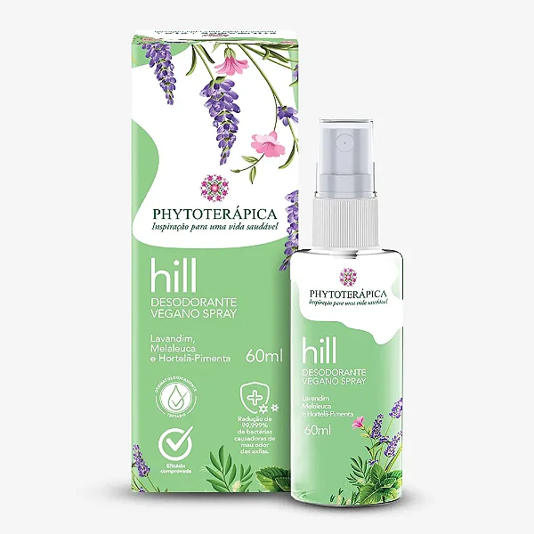 Desodorante Vegano Spray Hill - 60 ml