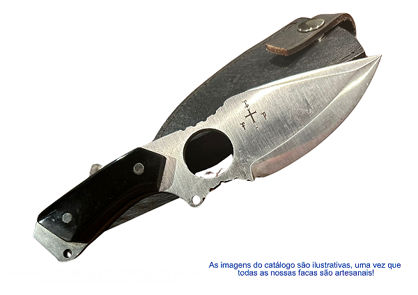 FACA CHACAL INOX 420 - 3" - CABO MADEIRA DE LEI