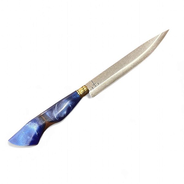 FACA CHURRASCO ESPIGA OCULTA - AÇO INOX 420 - 7" - CABO HÍBRIDO