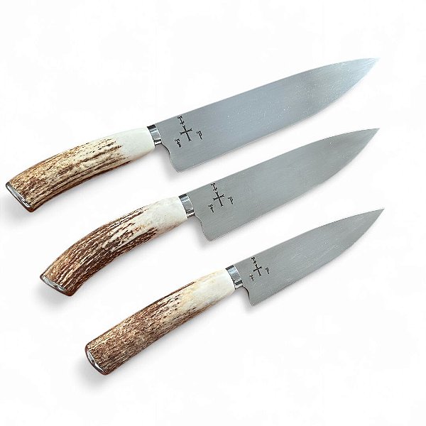 TRIO 440C - CHIFRE DE CERVO ARGENTINO
