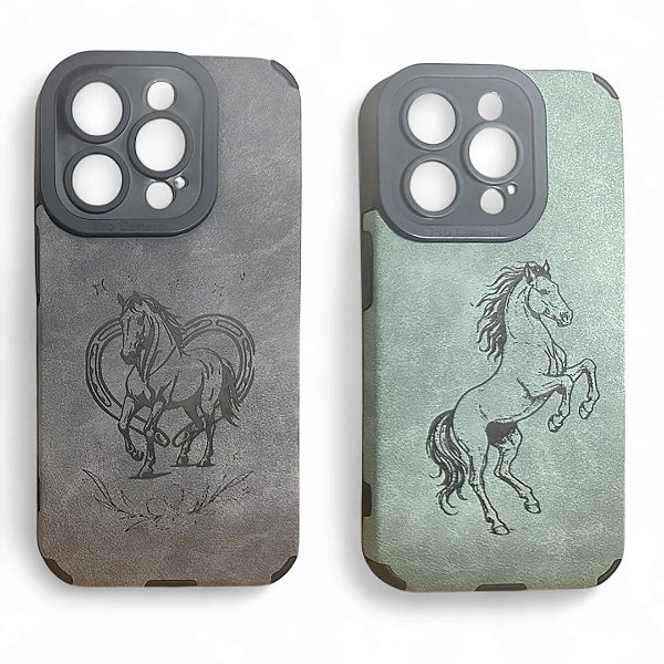 CAPINHA CELULAR IPHONE - COURO SINTETICO
