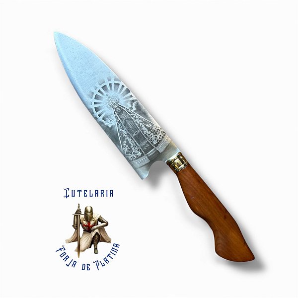 Faca Churrasco - Cabo Madeira - Nossa senhora