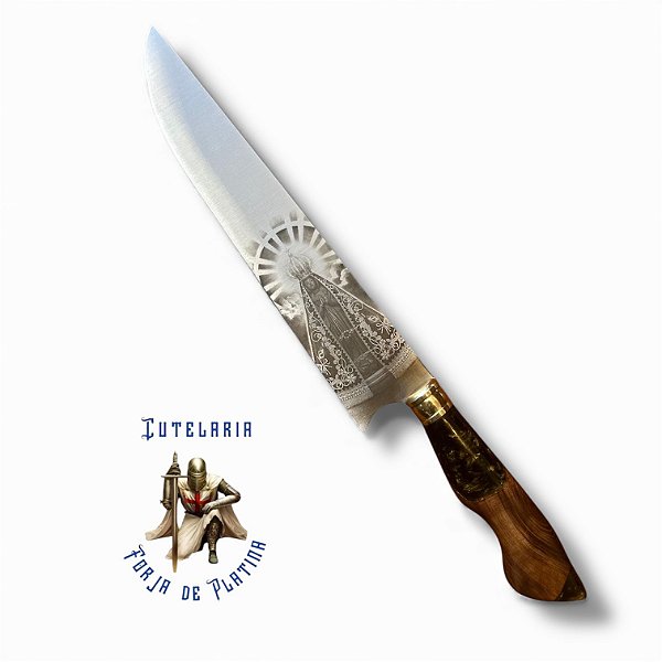 Faca Churrasco - Cabo Hibrido - Nossa Senhora Lâmina