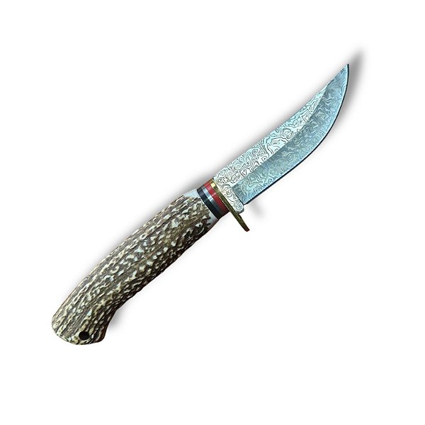 Faca Lamina Desenhada - Cabo Osso