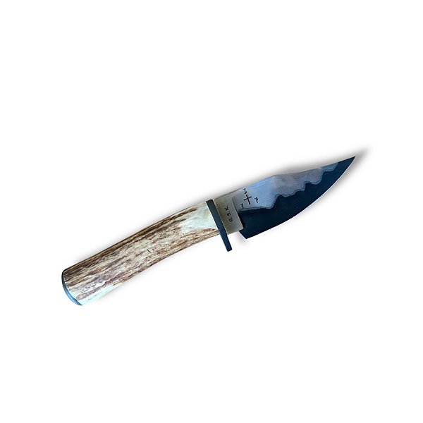 Faca MIni 3,5" - San Mai - Cabo Chifre Cervo