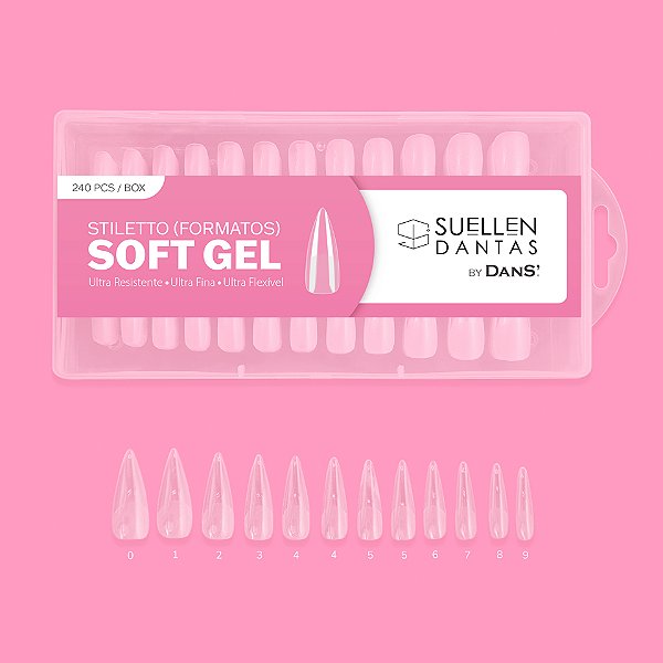 SOFT GEL STILETTO (FORMATOS) SUELLEN DANTAS