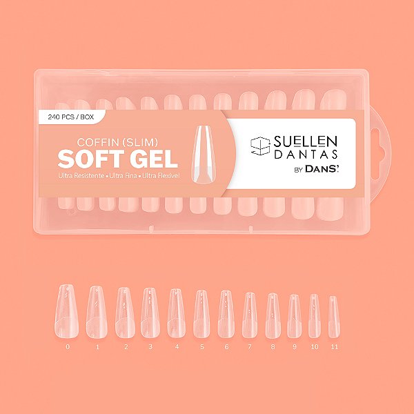 SOFT GEL COFFIN (SLIM) SUELLEN DANTAS