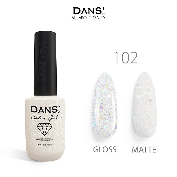 Esmalte em Gel Glitter - 102