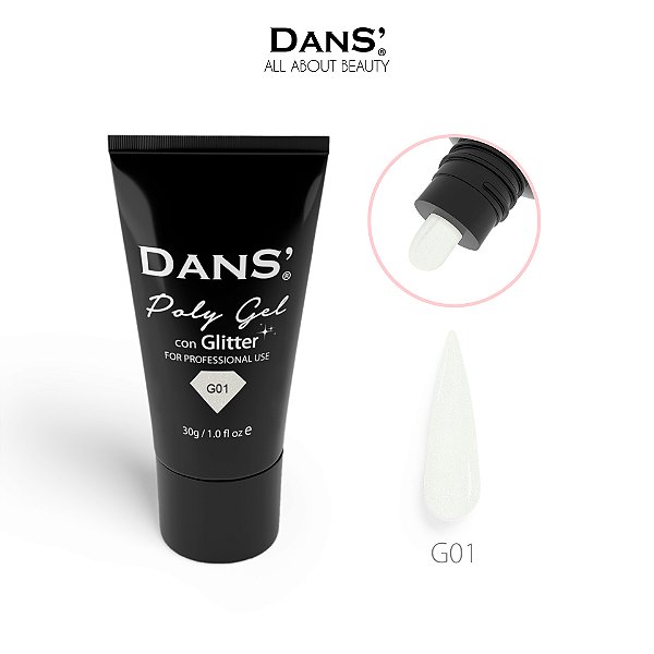 Polygel Glitter G01