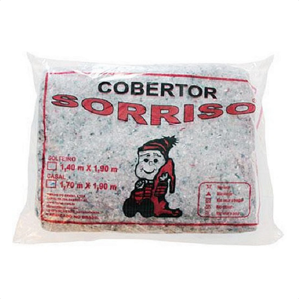 Cobertor Doação Sorriso Casal Fibran 1,90x1,70m - Quentinho