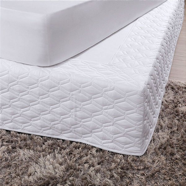 Saia Matelada Clássica Para Box Queen - Toque Acetinado