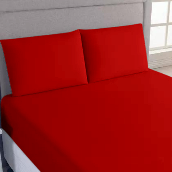 Lençol Solteiro 88x188x25cm c/elástico 100% Algodão-Malha / Avulso