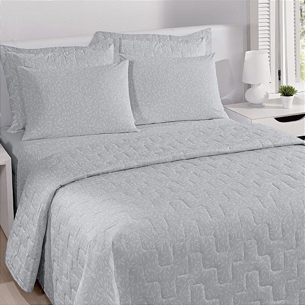 Jogo de Cama  Queen 4 peças Microfibra Sonata- Buetnner