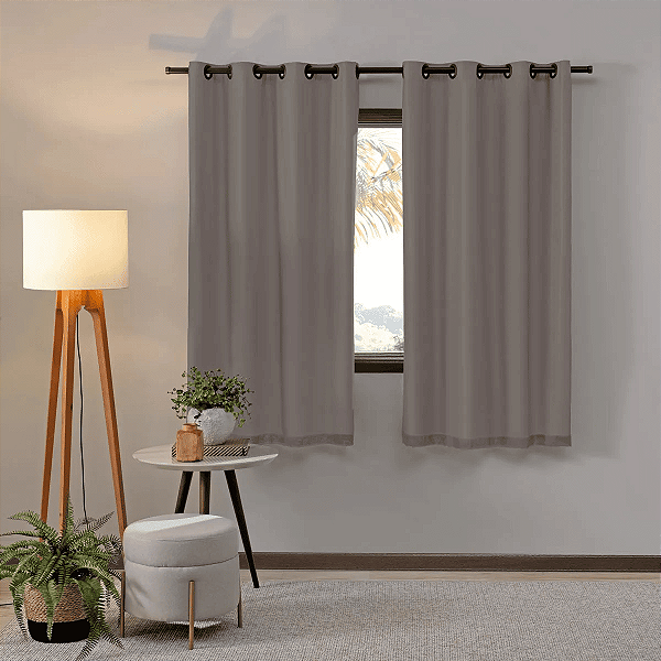 Cortina Blackout 100% Corta Luz Com Voil/ Voal Liso 260x170